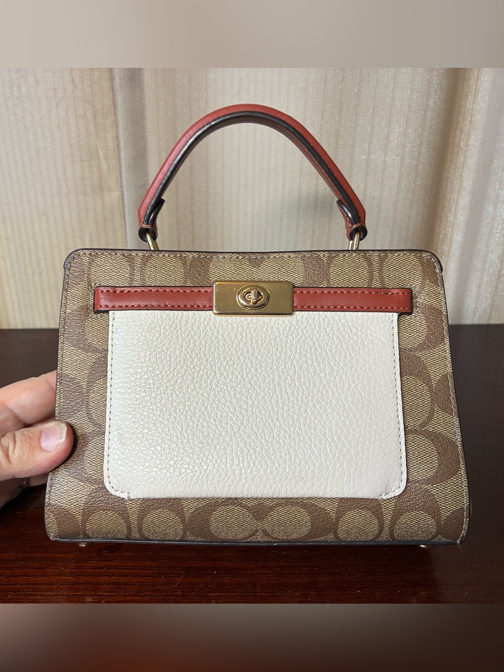 Coach Mini Lane Top Handle Satchel